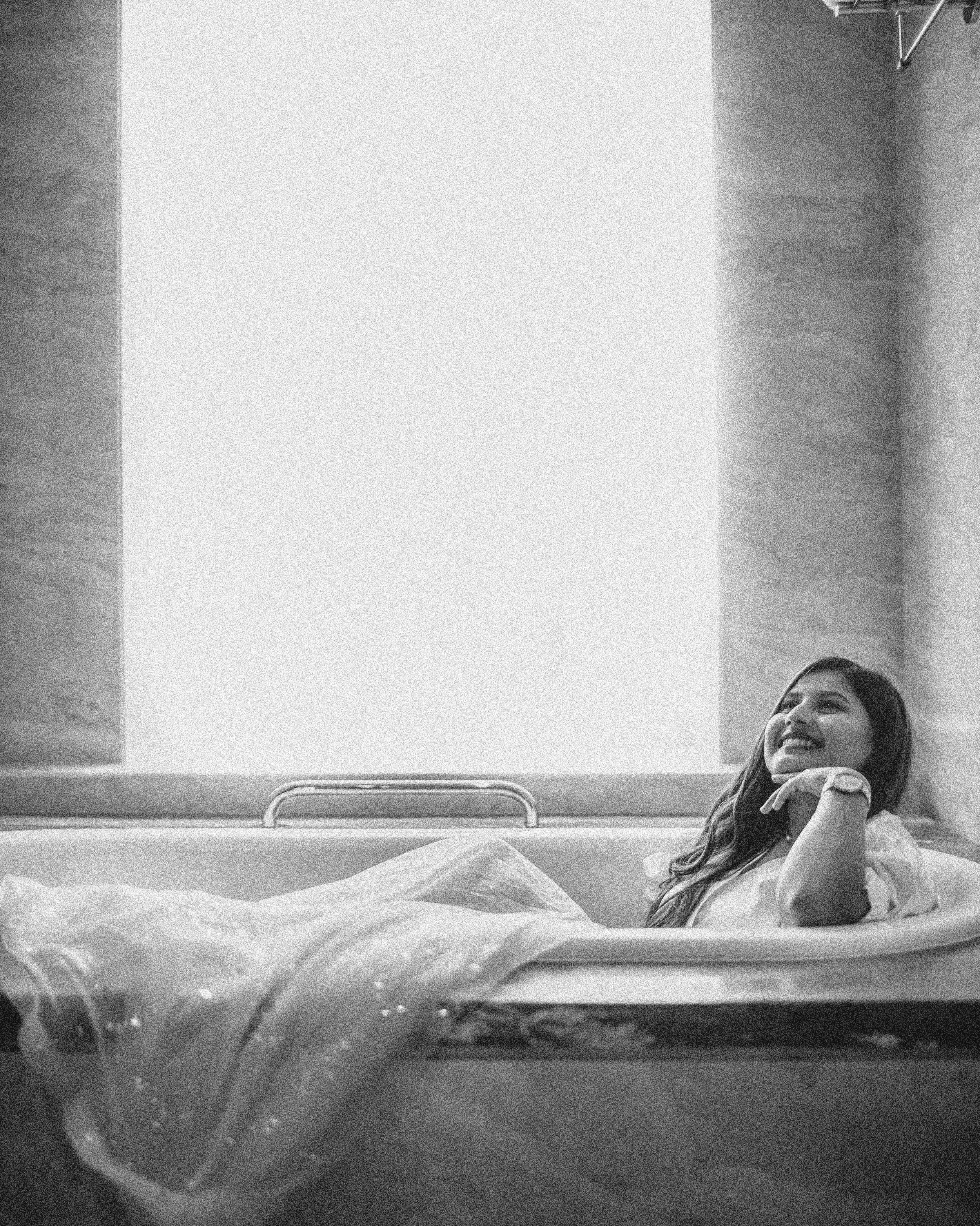 Candid bridal portrait by OOAK Photography